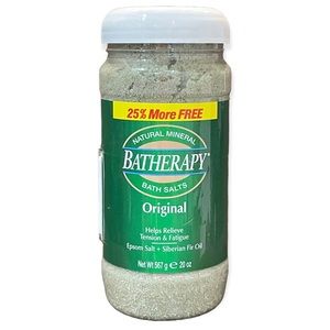 Batherapy Natural Mineral Bath Salts Original Siberian Fir Oil Queen Helene 20oz